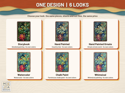 Red-Eyed Tree Frog Jungle sticker pack: every look the sticker pack comes in, side by side