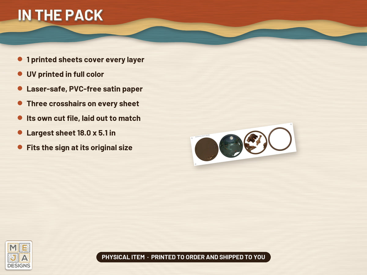 Momma Bear and Cub sticker pack: what is in the pack
