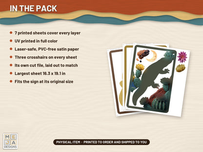 Gila Monster Desert Bloom sticker pack: what is in the pack