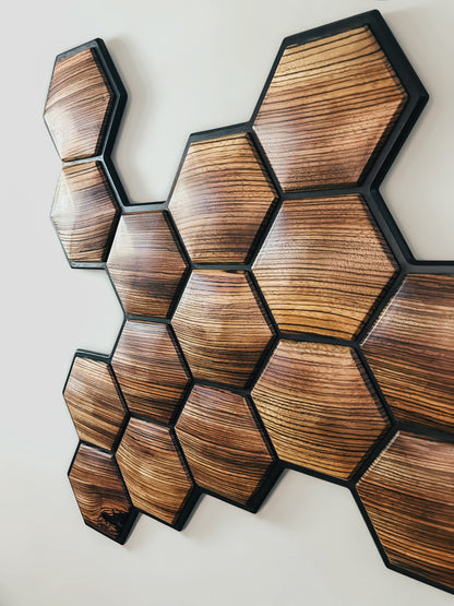 Wooden Wall Art, Zebra Wood Art, Minimalist Wood Art, Custom Woodwork, Handcrafted Decor, Interior Design, Design Your Own, Statement Piece