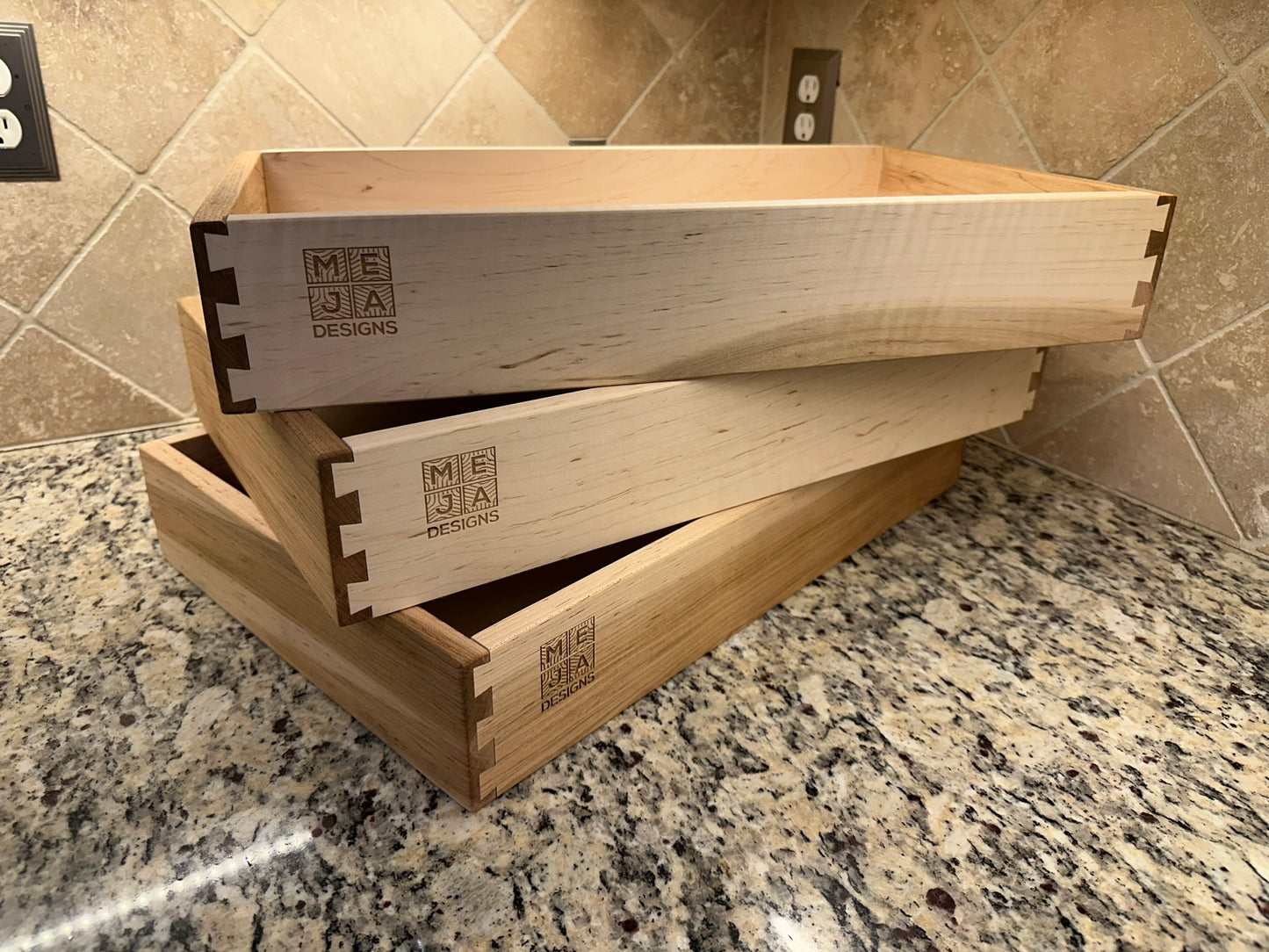 Custom Drawer Box, Kitchen Replacement Drawer, Cabinet Drawer, Pull Out Drawers, Wood Drawer, Made to Order Cabinetry, Personalized Storage