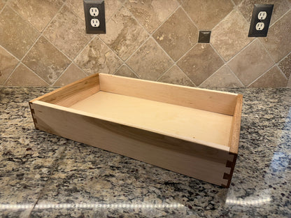 Custom Drawer Box, Kitchen Replacement Drawer, Cabinet Drawer, Pull Out Drawers, Wood Drawer, Made to Order Cabinetry, Personalized Storage