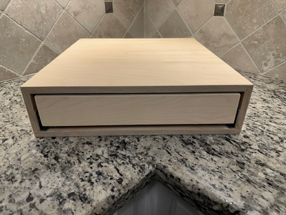 Drawer Unit | Baltic Birch Plywood, Half Blind Dovetail, Locking Miters, 1/2" Sides, 1/4" Birch Ply Bottom, Unfinished, No Drawer Front