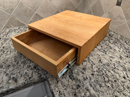 Drawer Unit | Cherry, Half Blind Dovetail, 5/8" Sides, 1/4" Cherry Bottom, Clear Coated, No Drawer Front