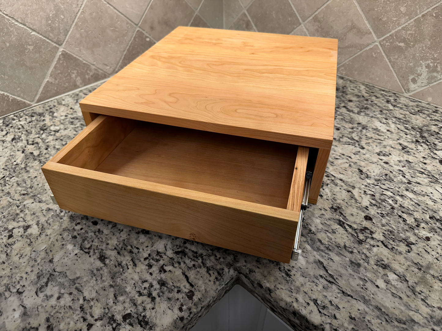Drawer Unit | Cherry, Half Blind Dovetail, 5/8" Sides, 1/4" Cherry Bottom, Clear Coated, No Drawer Front