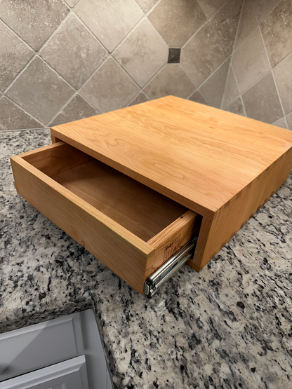Drawer Unit | Cherry, Half Blind Dovetail, 5/8" Sides, 1/4" Cherry Bottom, Clear Coated, No Drawer Front