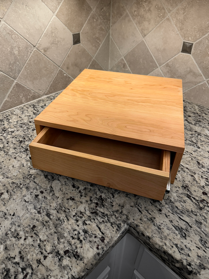 Drawer Unit | Cherry, Half Blind Dovetail, 5/8" Sides, 1/4" Cherry Bottom, Clear Coated, No Drawer Front