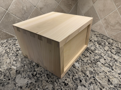 Drawer Unit | Poplar, Half Blind Dovetail, 1" Sides, 1/4" Birch Ply Bottom, UnFinished, Inset Drawer Front