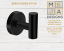 Rocky Mountains Dreamlake Sunset | Rustic Wall Coat Rack with Decorative Shelf | Entryway Organizer with Black Hooks | Handcrafted Wood Coat Hanger | Farmhouse Hallway Storage