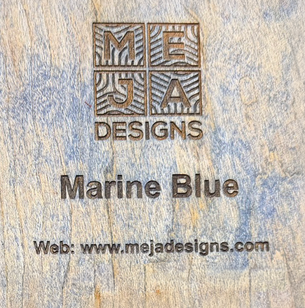 Marine Blue stain sample