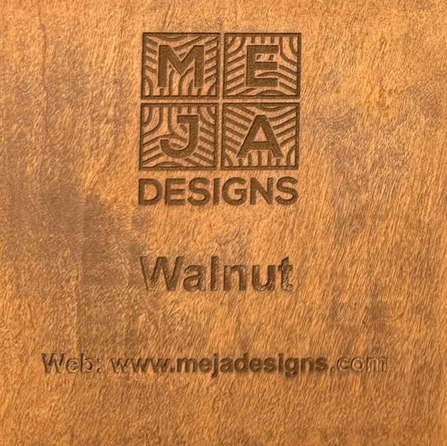 Walnut stain sample