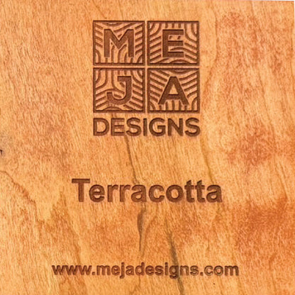 Terracotta stain sample