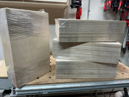Baltic Birch Plywood Sheets 12"x20" (1/8") Laser Wood B/BB Grade