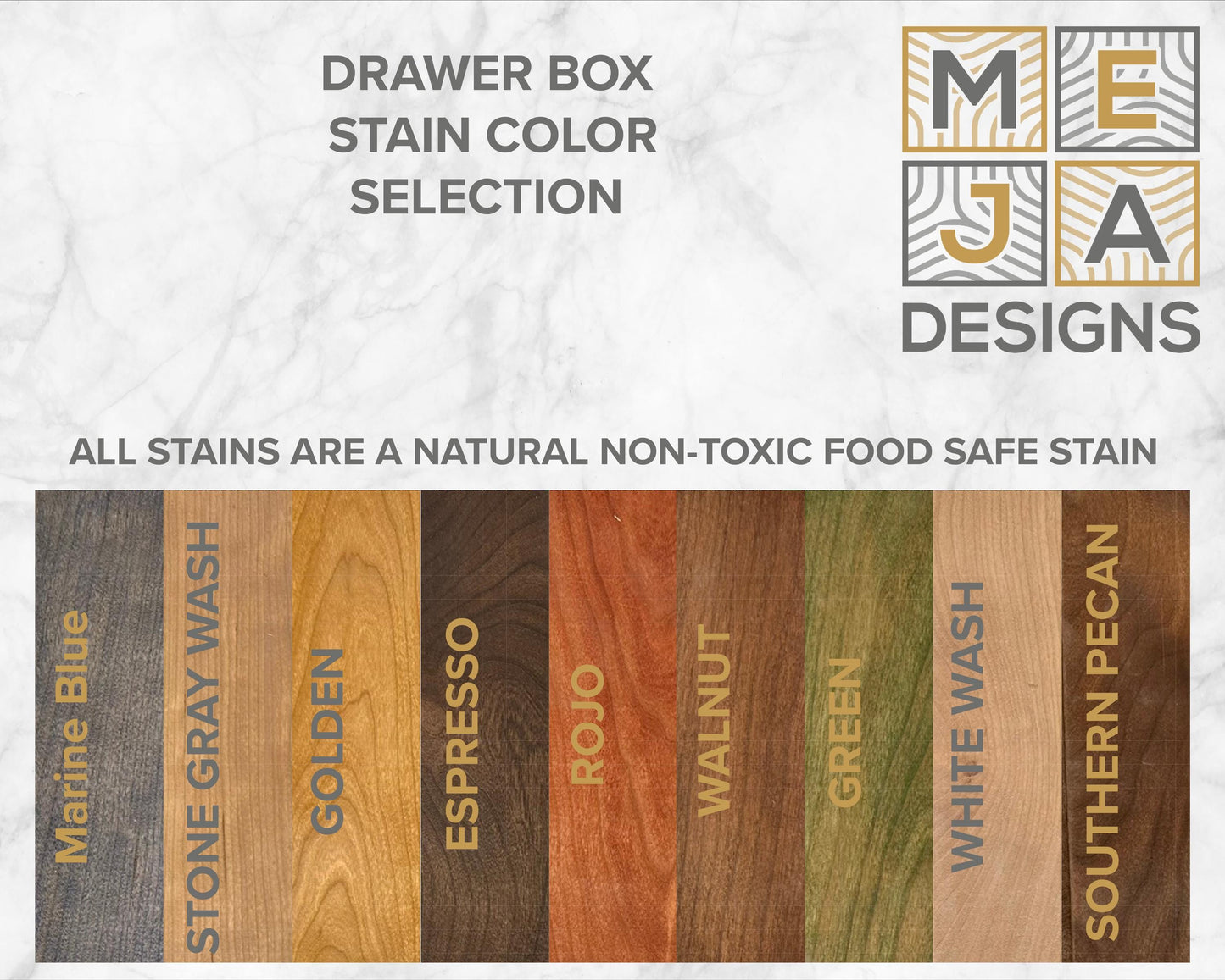 Drawer | Maple, Half Blind Dovetail, 5/8" Sides, 1/4" Birch ply Bottom, Clear Coated, Fixed Insert Dividers
