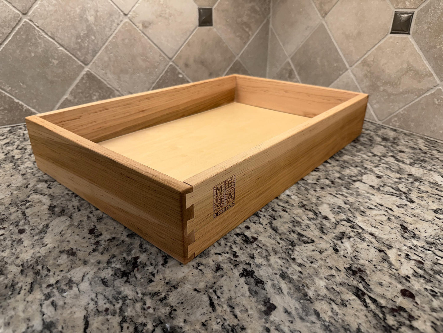 Drawer | Maple - Half Blind Dovetails - 5/8" Sides - 1/4" Birch ply Bottom - Clear Coated