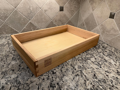 Drawer | Maple - Half Blind Dovetails - 5/8" Sides - 1/4" Birch ply Bottom - Clear Coated