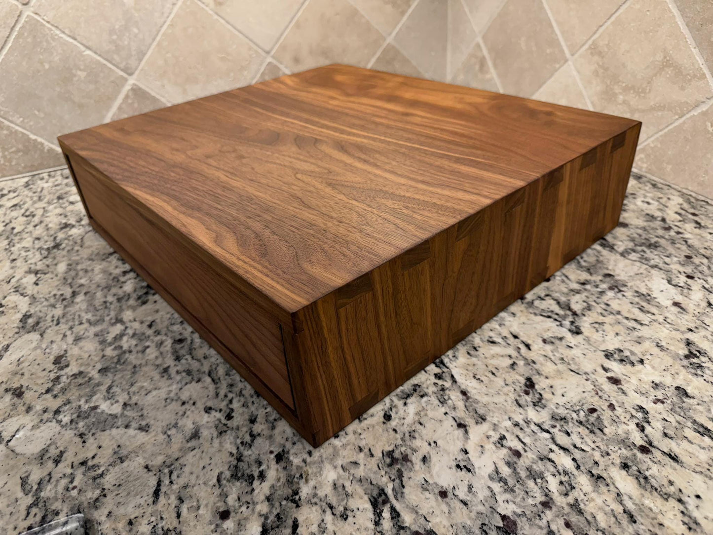Drawer Unit | Black Walnut, Half Blind Dovetail, 5/8" Sides, 1/4" Birch Ply Bottom, Clear Coated, Inset Drawer Front