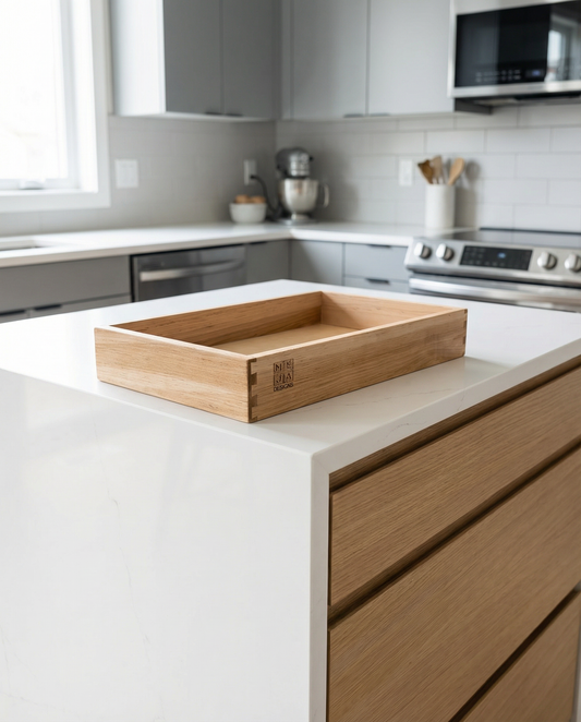 Drawer | Maple - Half Blind Dovetails - 5/8" Sides - 1/4" Birch ply Bottom - Clear Coated